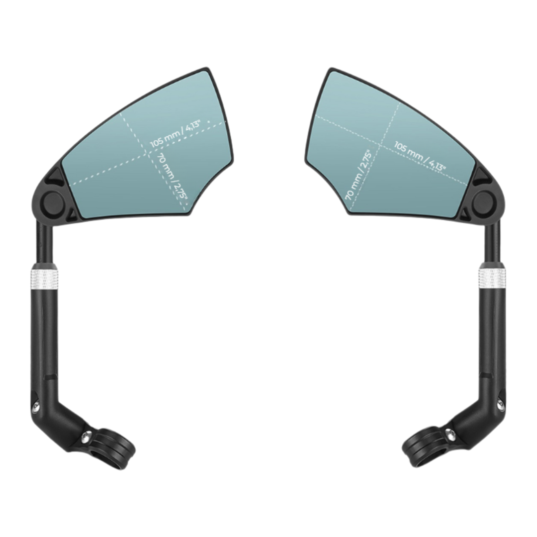 RideView™ | 360° Justerbart Bakspeil for Sykkelstyre