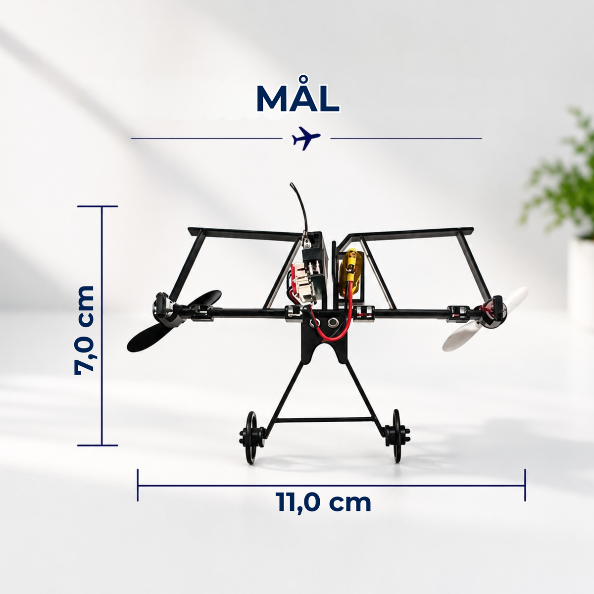 AeroFold™ | Gjør papirflyet fjernstyrt