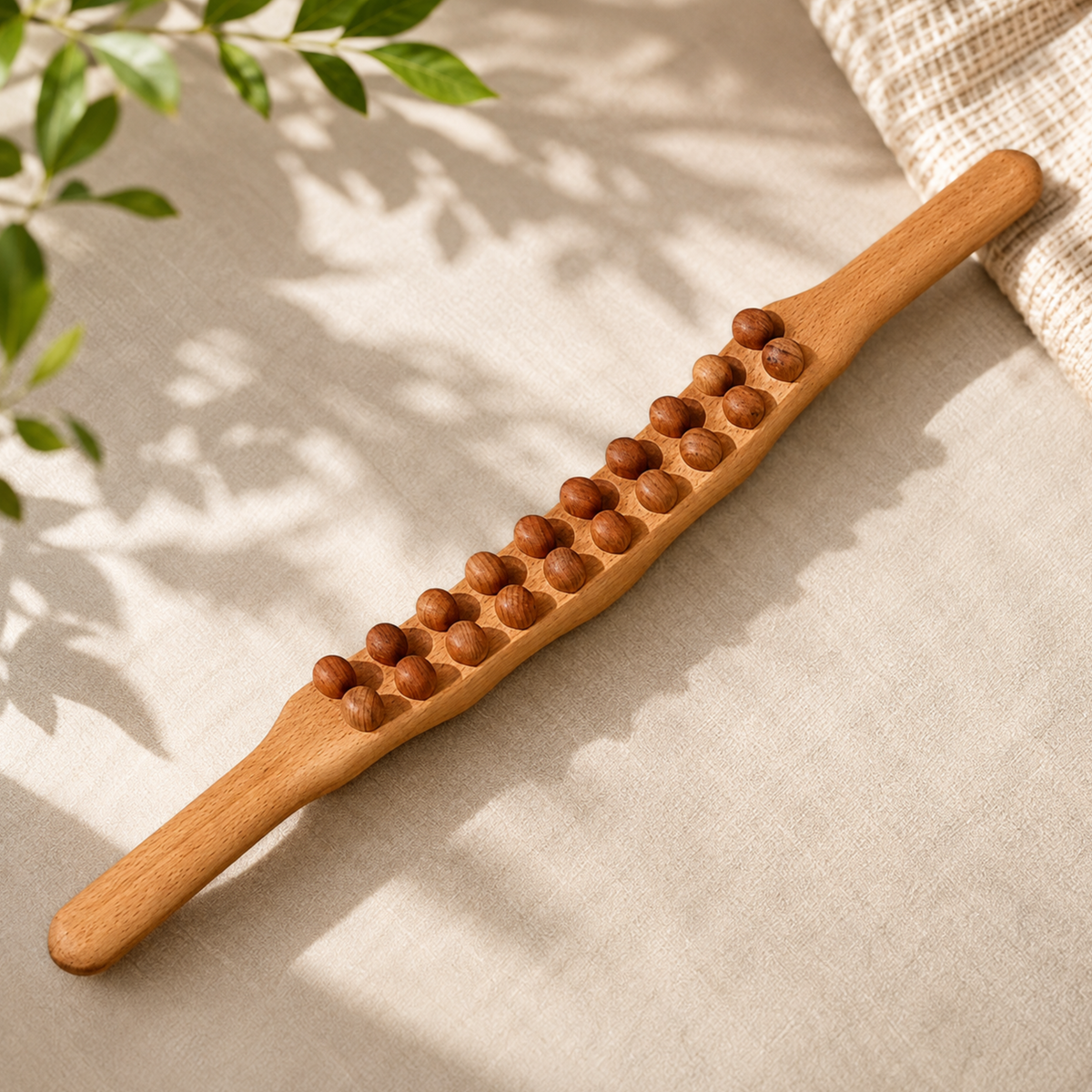 WoodRoll™ | Gua Sha-massasjerulle i tre
