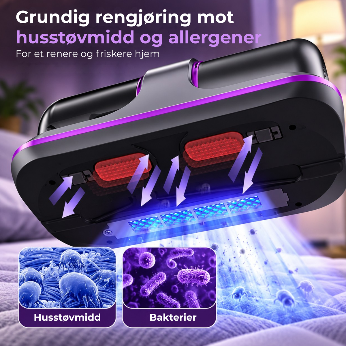 FabricVac™ | Enkel og grundig rengjøring av møbler, madrasser og tepper