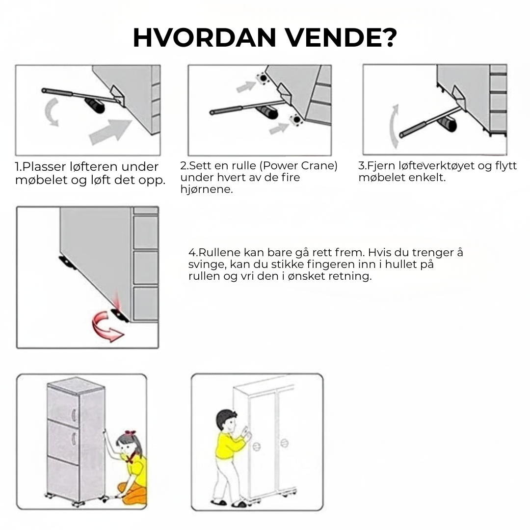 MoveEase™ | Lett å flytte møbler