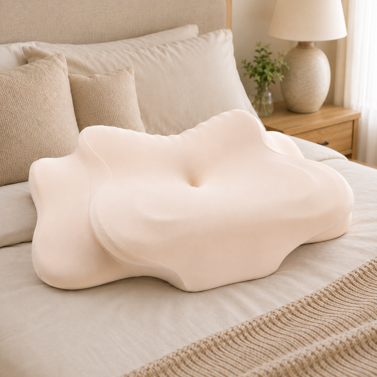 Somnora™ | Ergonomisk Pute for Bedre Nakkestøtte