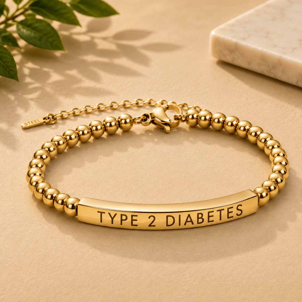 CareBrace™ | Elegant medisinsk ID-armbånd for diabetes