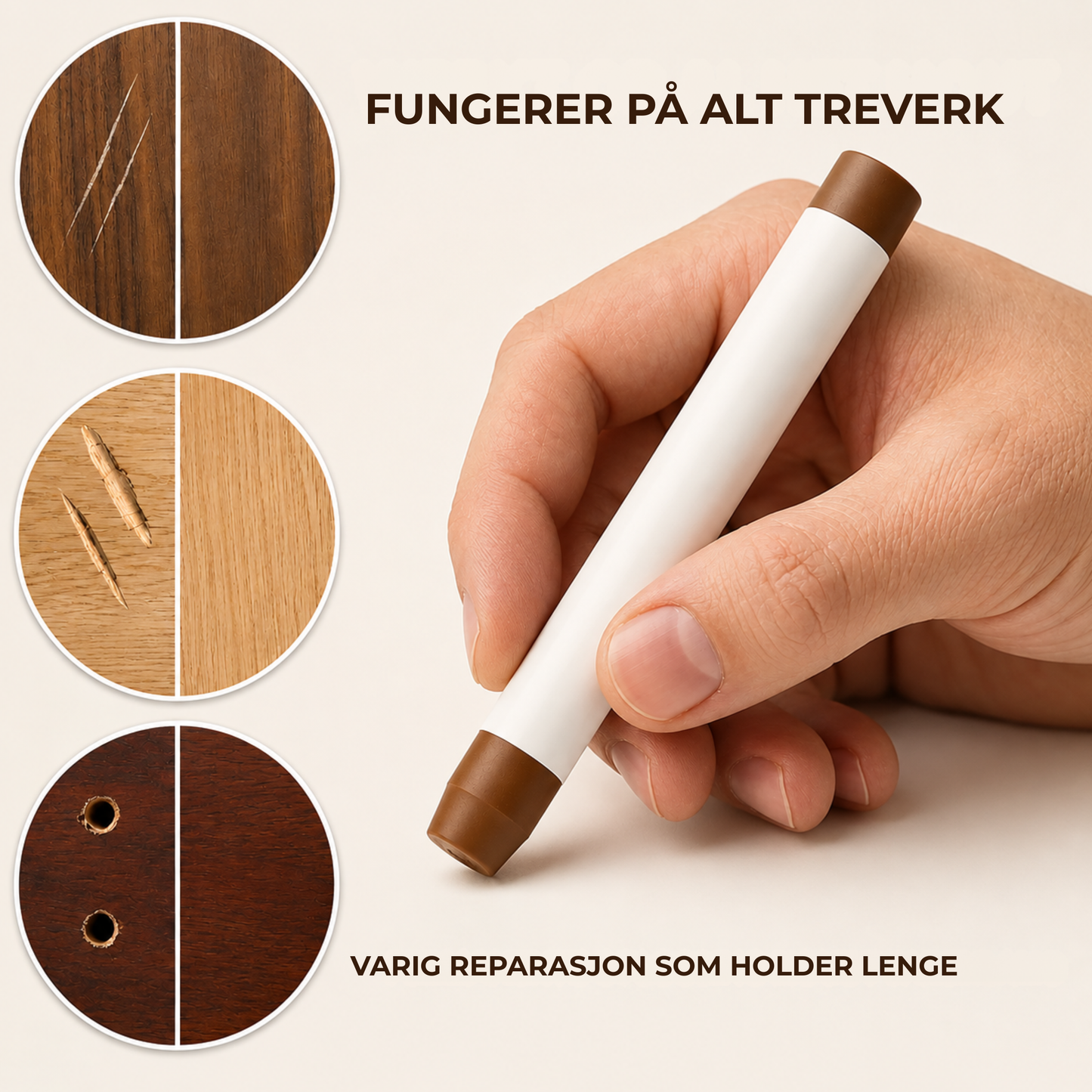 MøbelPenn™ | Skjul riper og merker på møbler