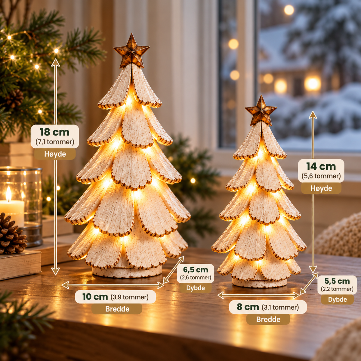 JuleGnist | Koselig julestemning uten et stort juletre
