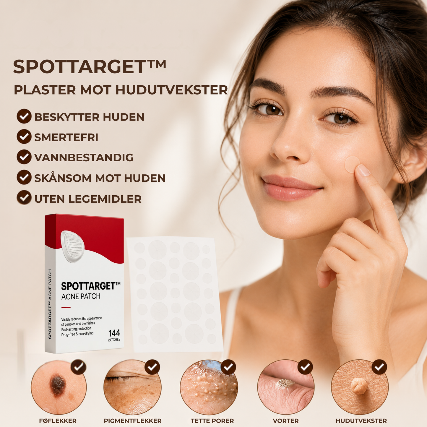 SpotTarget™ | Reduserer synlige hudutvekster, nupper og flekker på en målrettet måte.