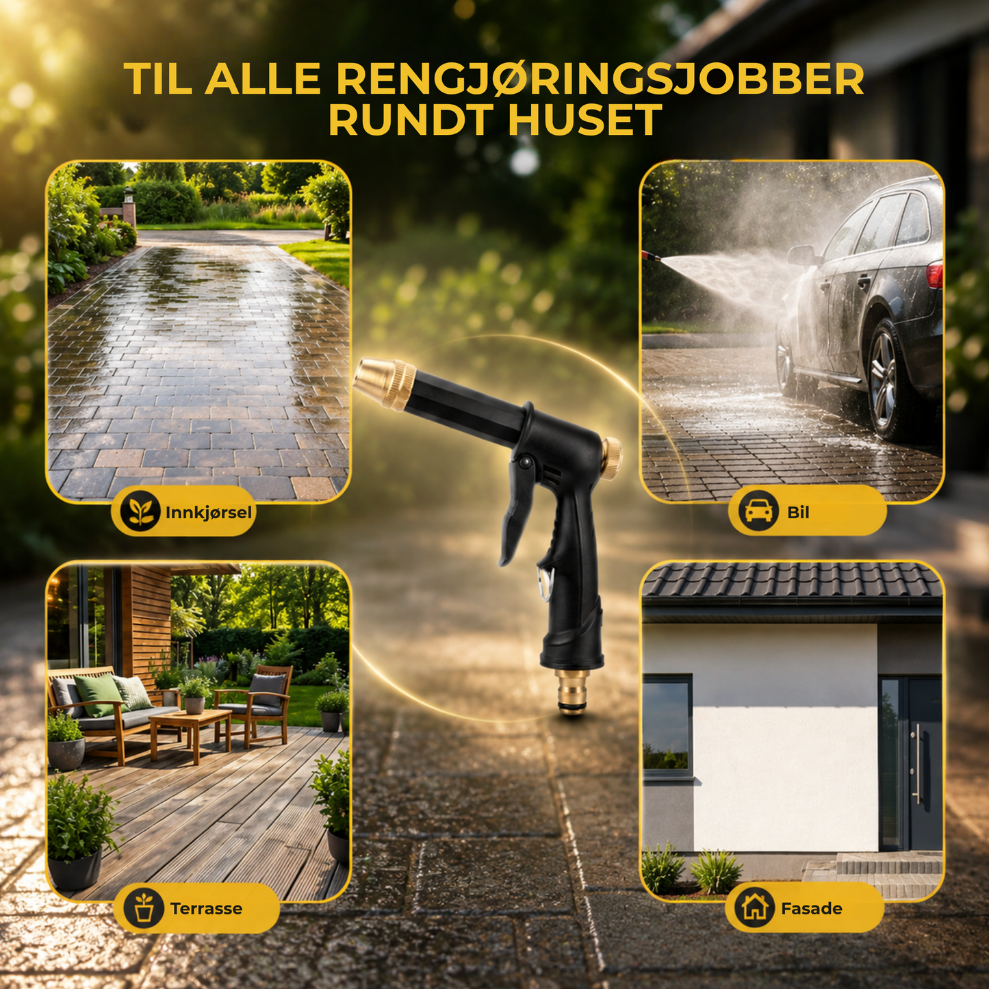 HoseJet™ | Kraftigere og mer presis vannstråle