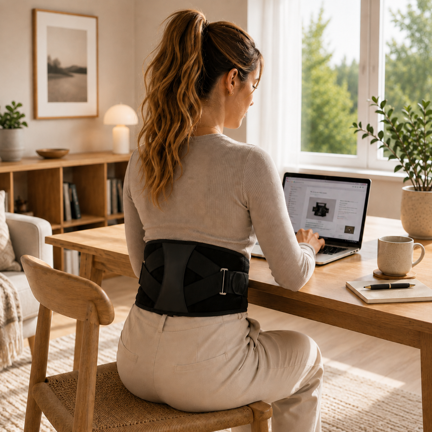 RyggVarme™ | Massasjebelte med Varme & Infrarødt Lys