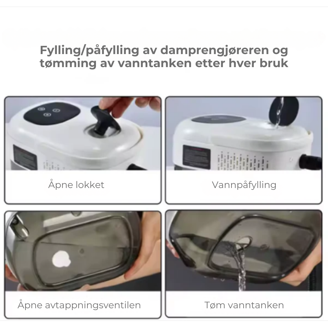 PowerSteam™ | Når smuss ikke vil gi seg 🌀