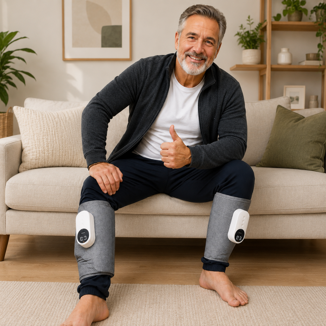 CalfEase™ | 3-i-1 terapeutisk leggmassasjeapparat