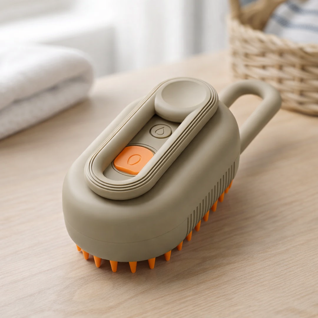 SteamPaws Brush | Den skånsomme børsten som fjerner alt løst katt- og hårkaos hjemme!