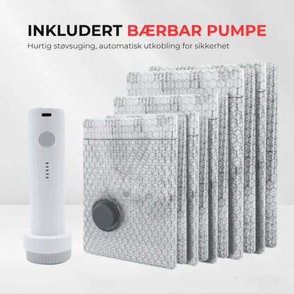 VacuPack™ | Pakk smartere og få plass til mye mer