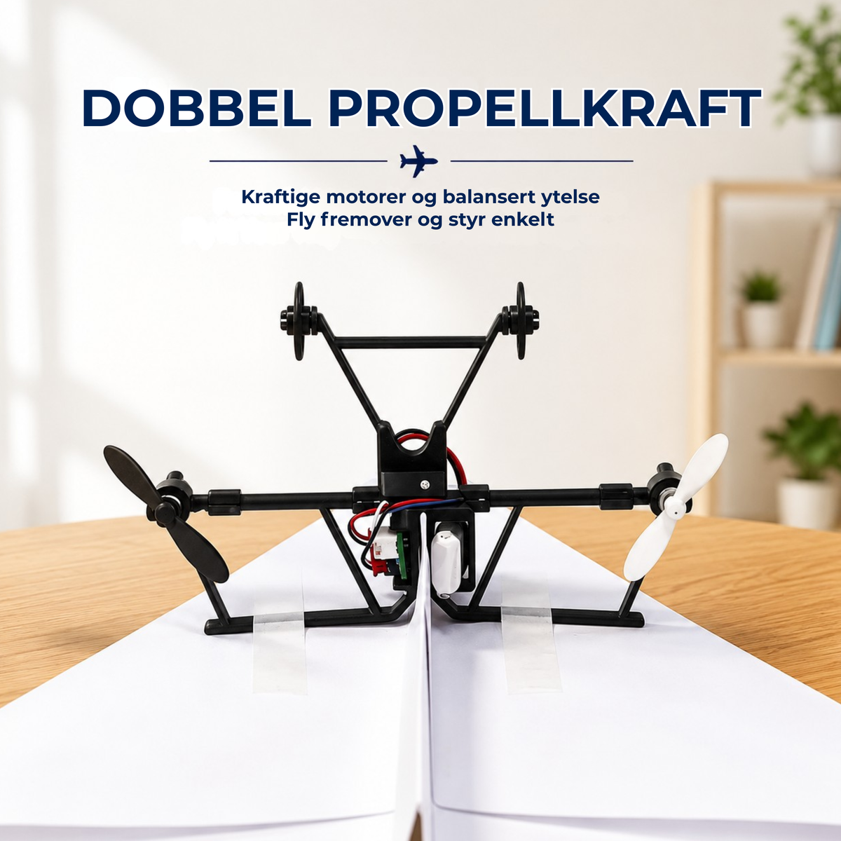 AeroFold™ | Gjør papirflyet fjernstyrt