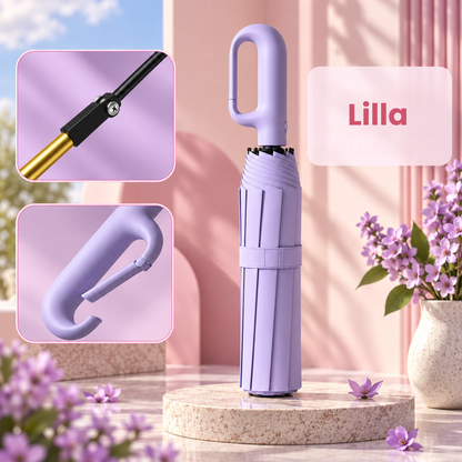 KlipsParaply™ | Klar for regnet med ett trykk