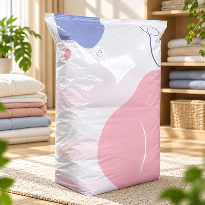 SpaceSaver™ | Smarte vakuumposer for oppbevaring – uten pumpe