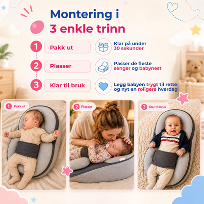 BabySkråpute™ | Komfortabel støtte etter mating