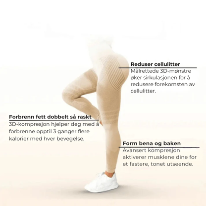 SculptWear™ | Leggings som jobber aktivt mot cellulitter