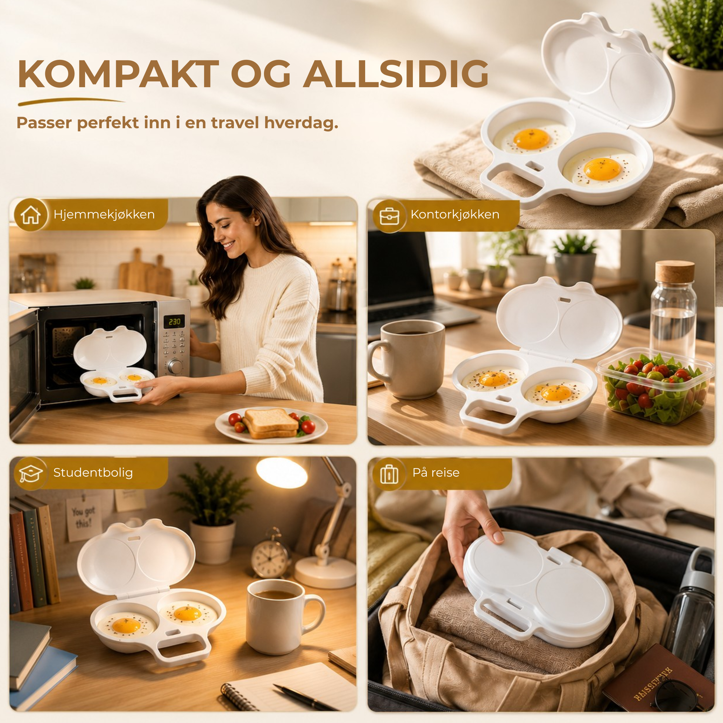 EggPod™ | Raske egg uten stekepanne