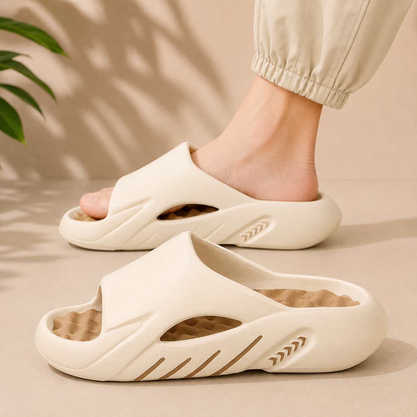 CushWalk™ | Myke slippers med ekstra demping og grep