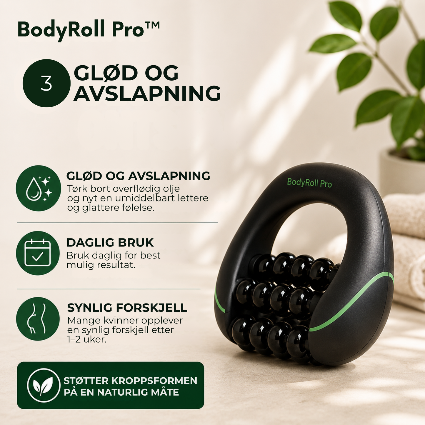 BodyRoll Pro™ | Muskelmassasjerulle