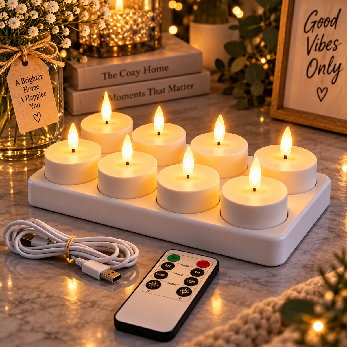 LED Telys™ | Koselig lys uten åpen flamme