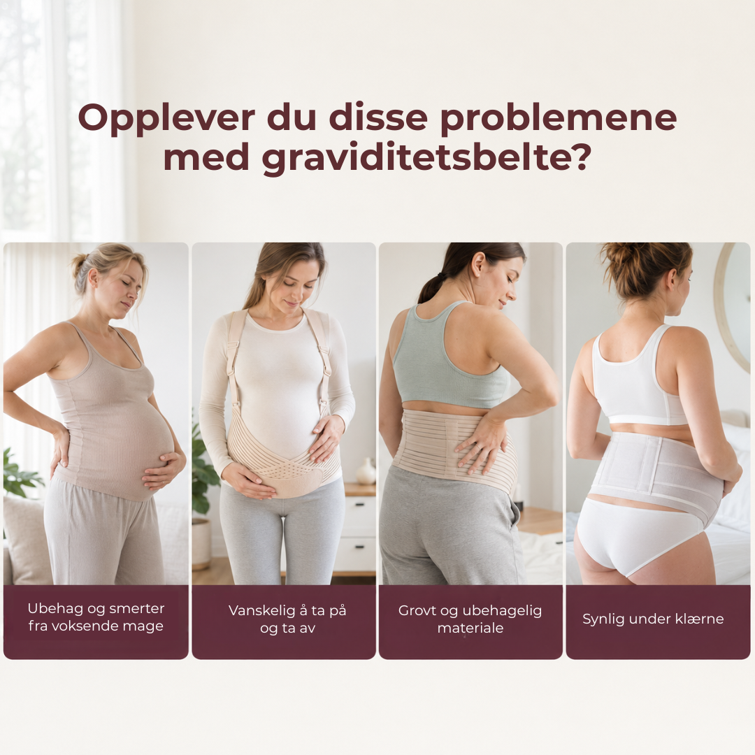 BellyEase™ | Ergonest O-Band graviditetsbelte for magestøtte