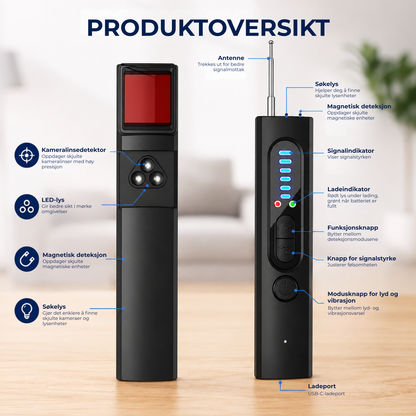 PrivacyScan™ | Detektor for skjulte kameraer