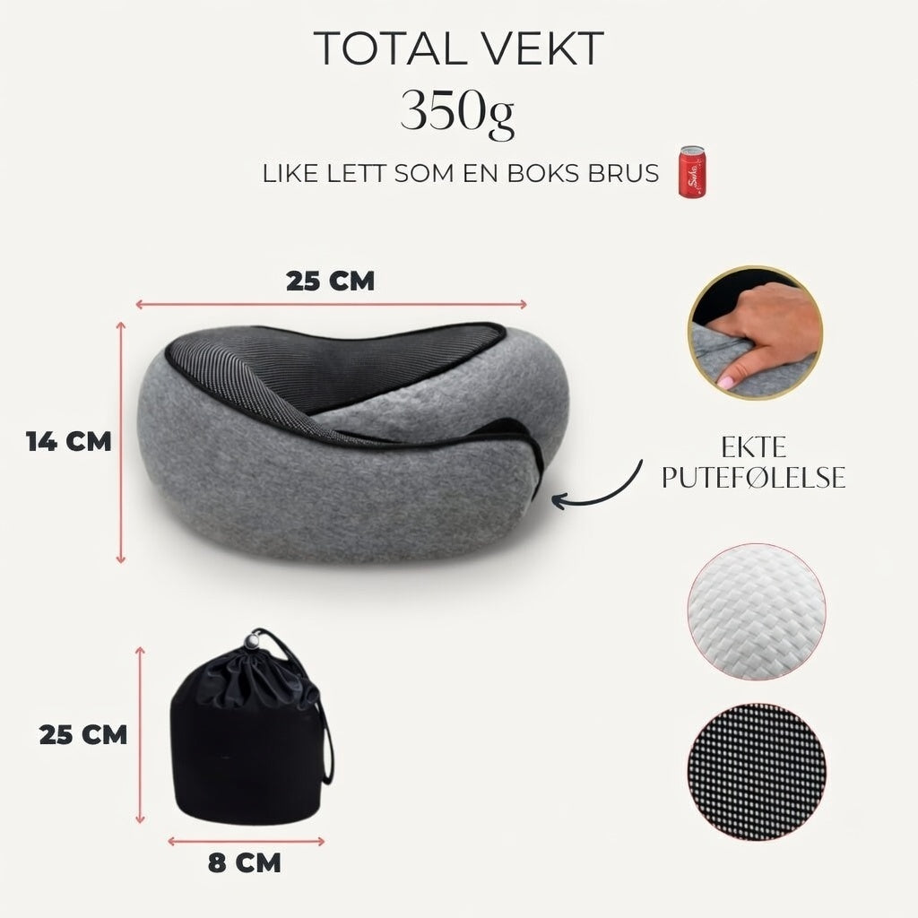 Snoozie™ | Reiseputen som redder flyturen