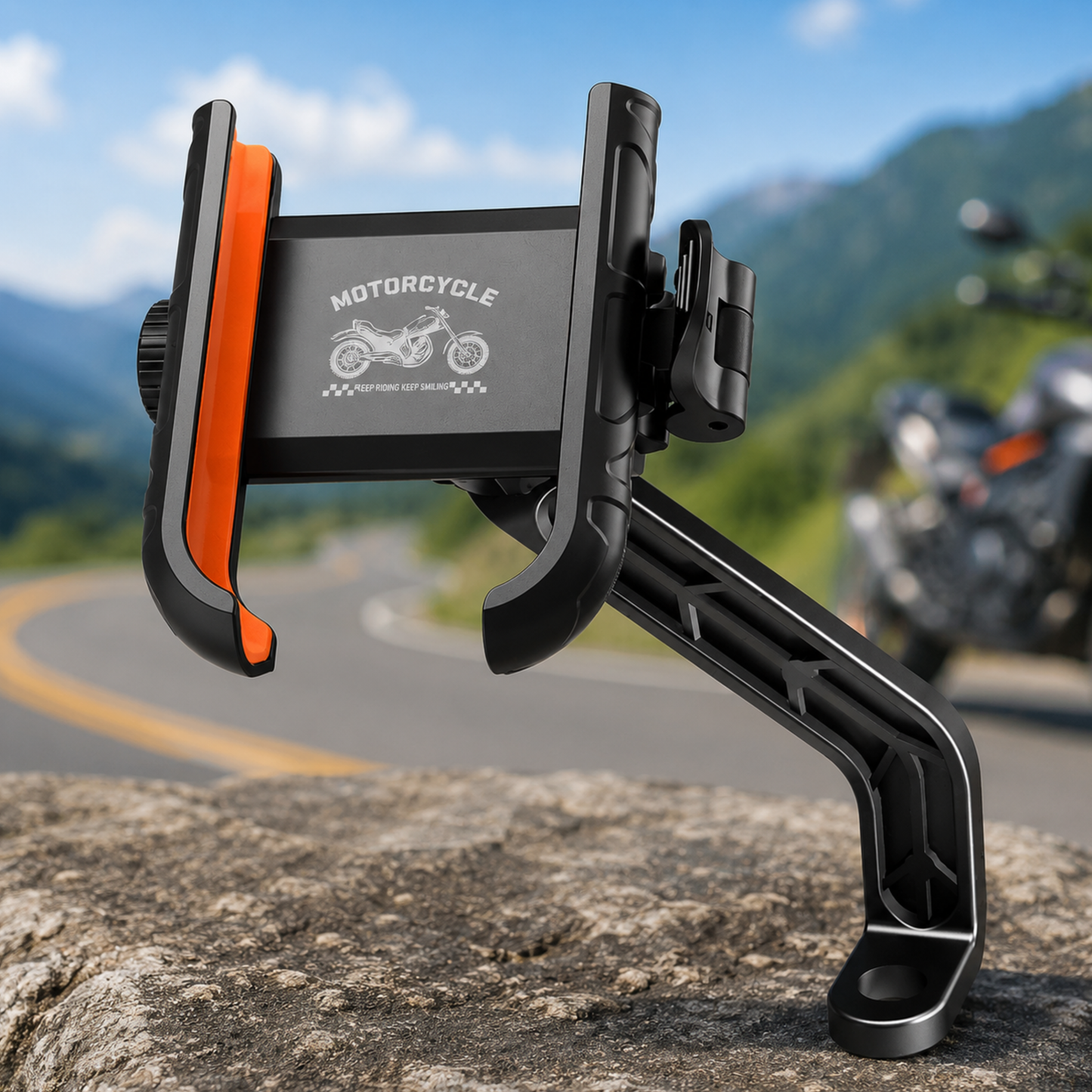 RideGrip™ | Mobilen sitter trygt – hele sykkelturen