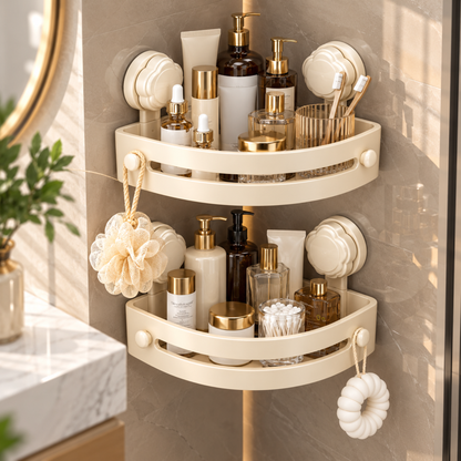 TwistLock Shelf™ | Få flaskene bort fra dusjgulvet – uten boring