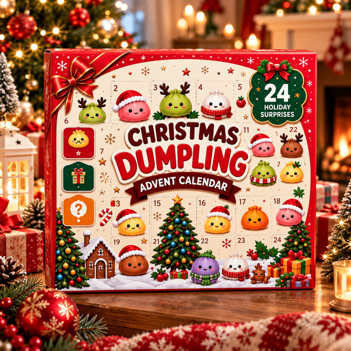JuleDumplings™ | 24 dager. 24 myke overraskelser. Én ekstra koselig nedtelling til jul