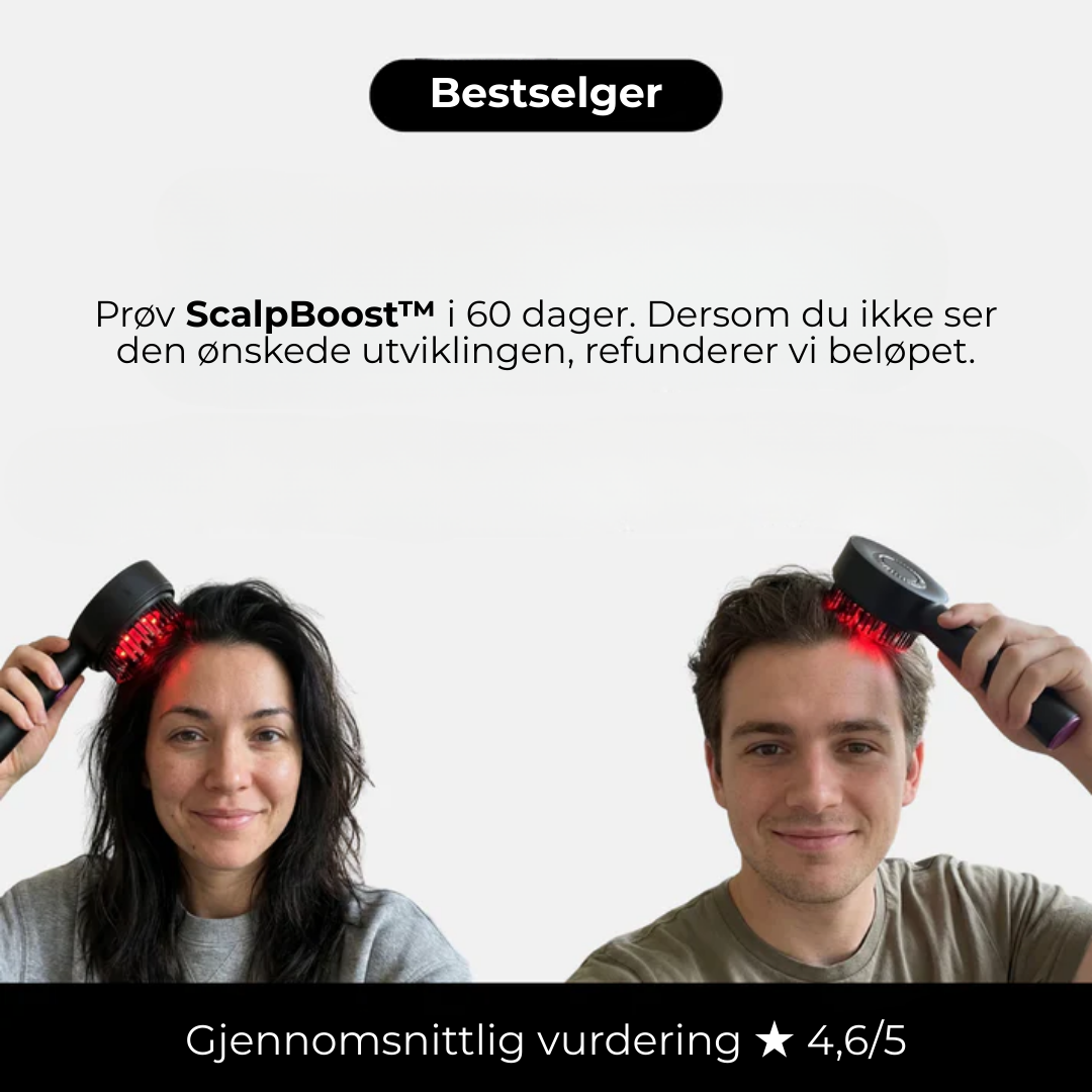 ScalpBoost™| Stimulerende hodebunnsbørste