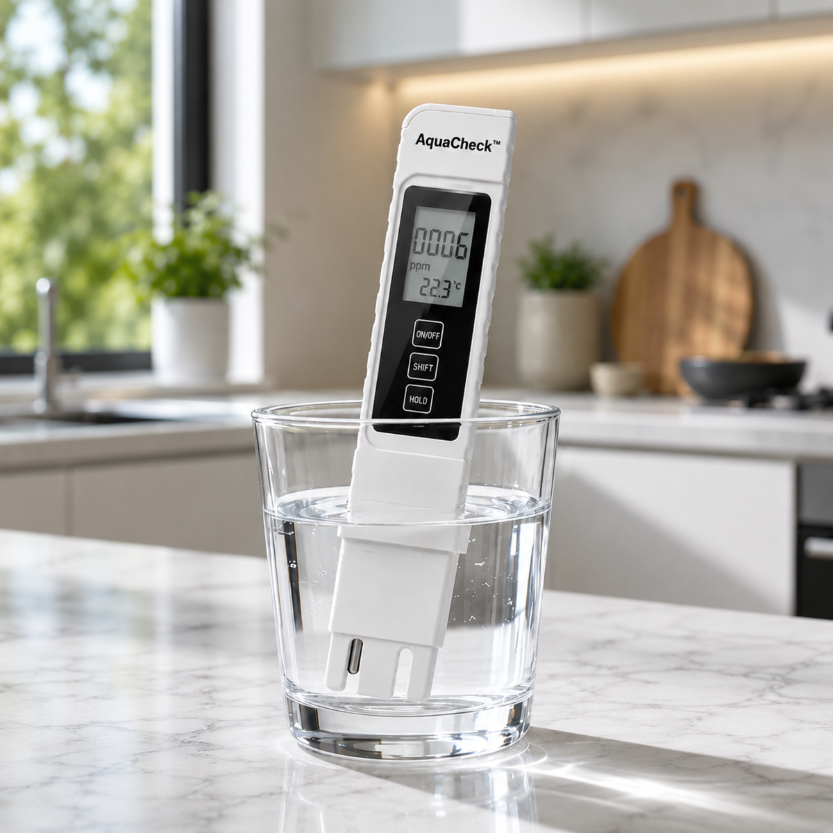 AquaCheck™ |  Mål vannkvaliteten på sekunder