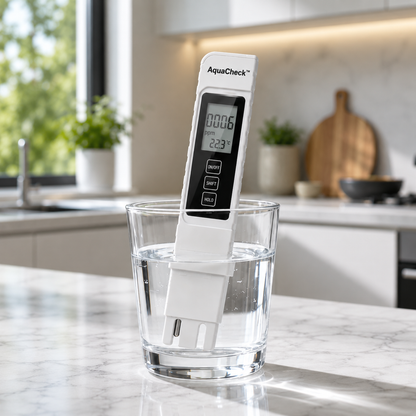 AquaCheck™ |  Mål vannkvaliteten på sekunder