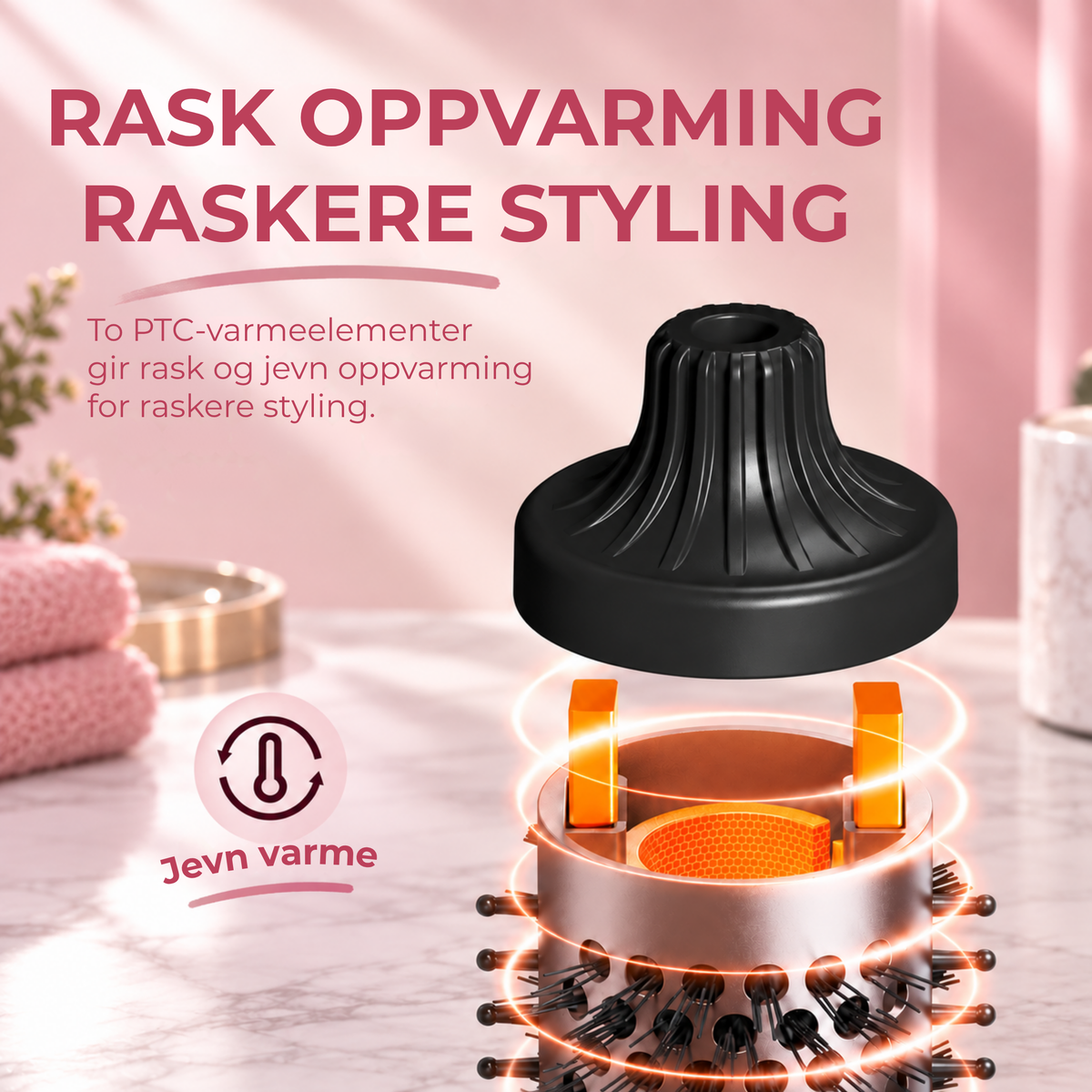 BølgeBørste™ | Mer volum og myke bølger – mindre styr
