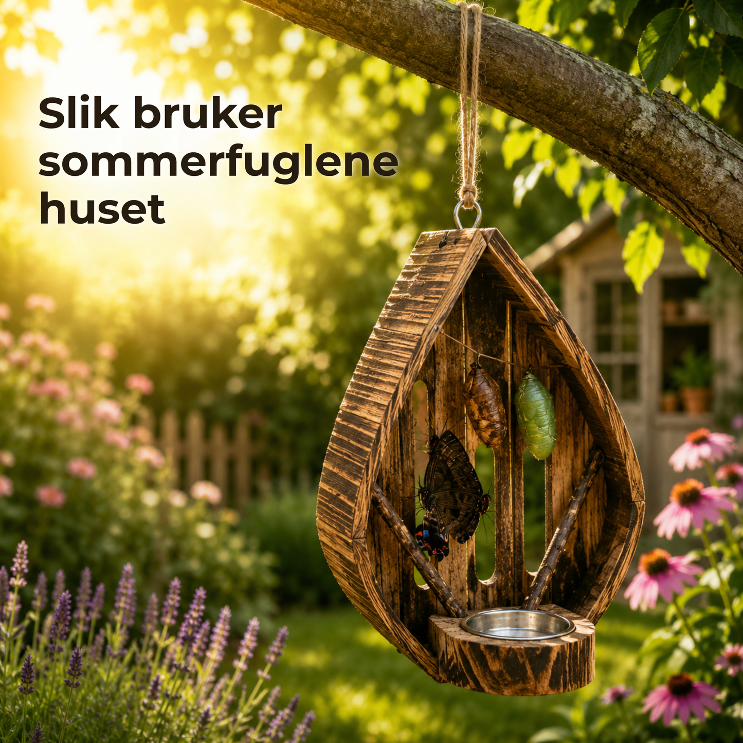 ButterflyHaven™ | Gi sommerfuglene et trygt sted å hvile