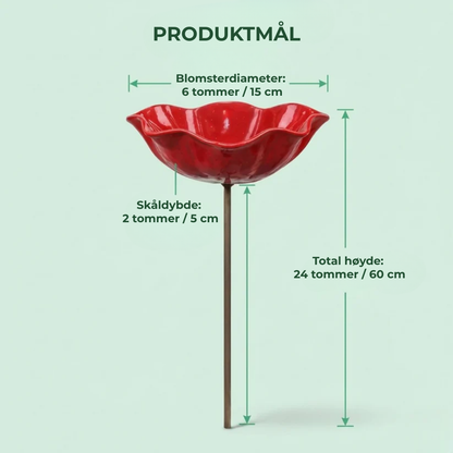 BloomHaven™ | Vannstasjon for fugler og pollinatorer