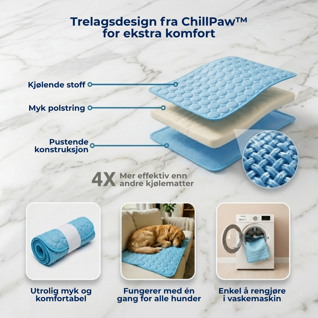 ChillPaw™ | Kjølematte for hund