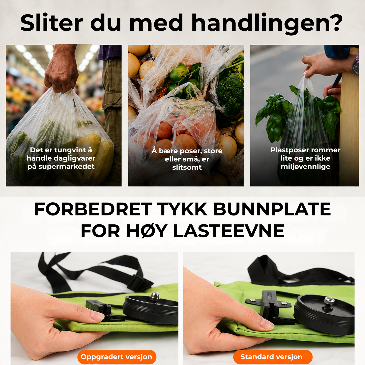 RollBag™ | Bær mindre. Rull mer