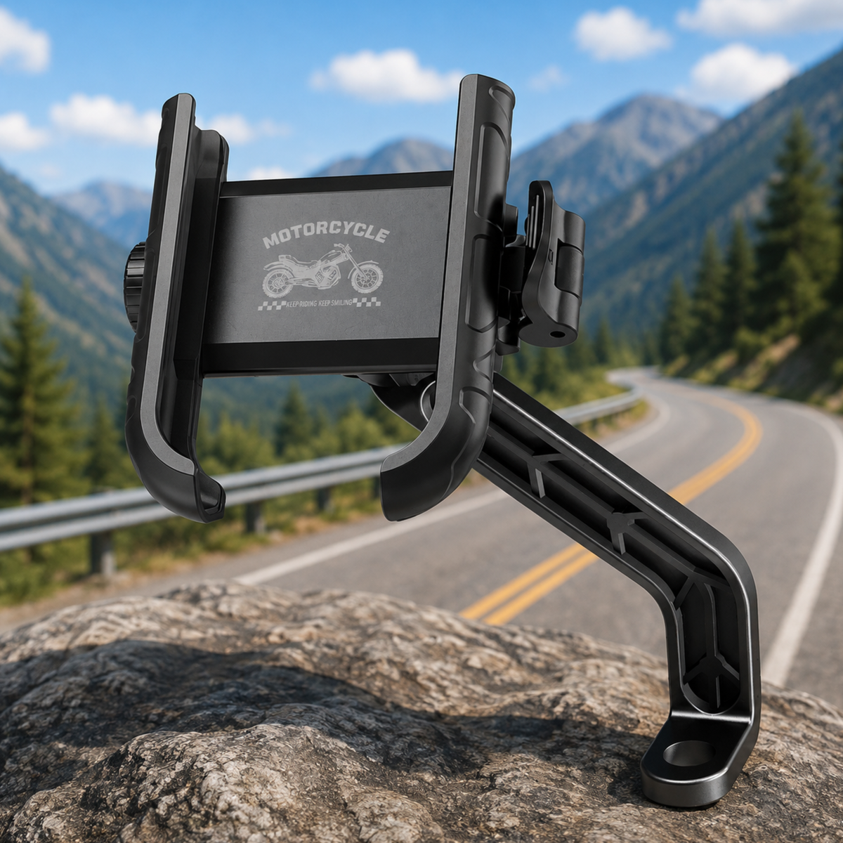 RideGrip™ | Mobilen sitter trygt – hele sykkelturen