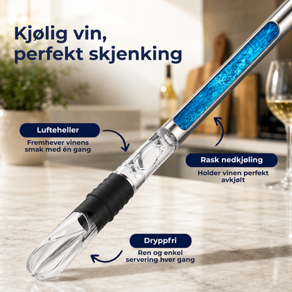 ChillPour™ | Hold vinen din på perfekt temperatur