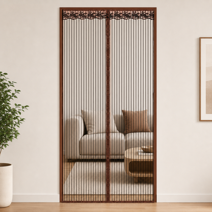 MagnetMesh™ | Sommergardin med magnetisk myggnett