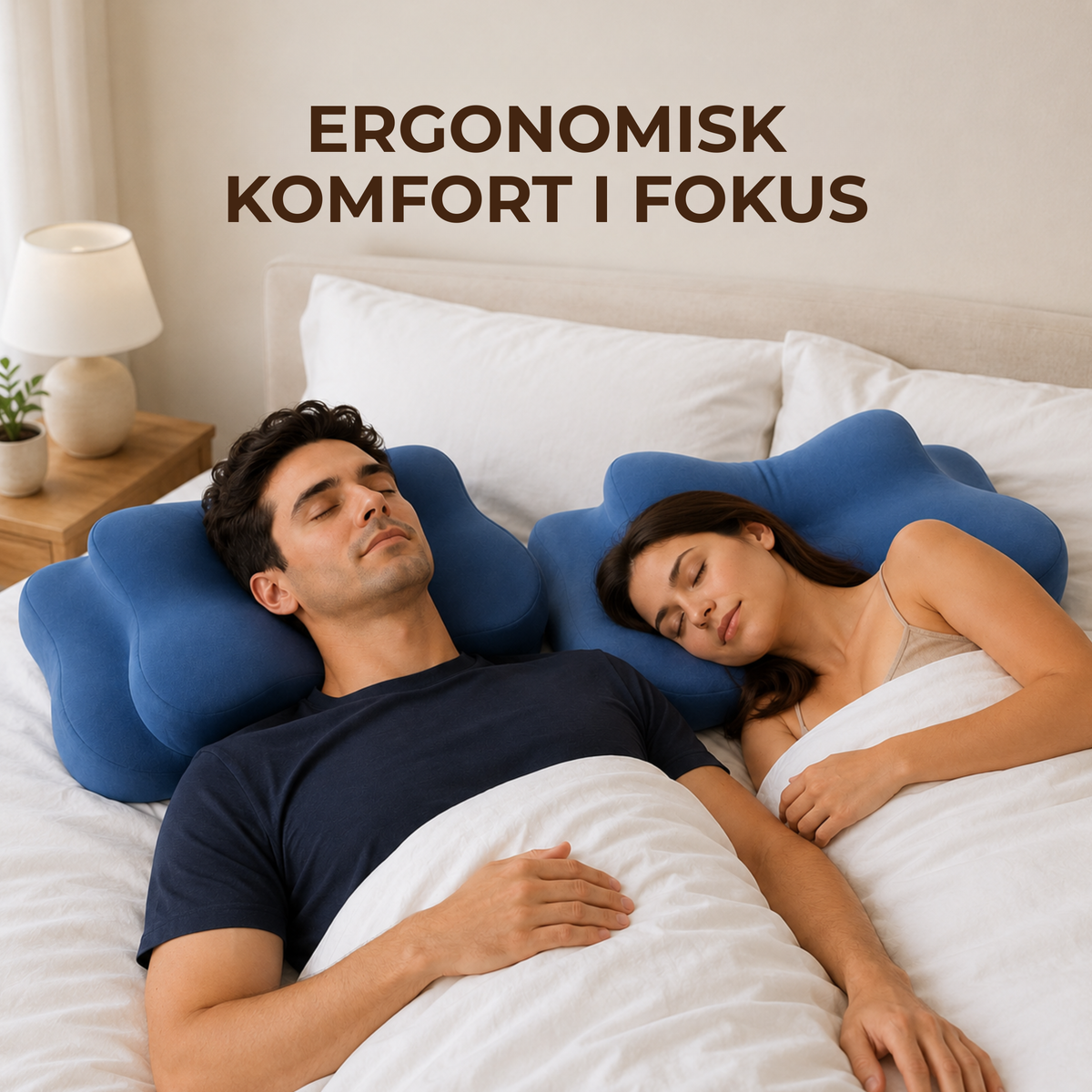 Somnora™ | Ergonomisk Pute for Bedre Nakkestøtte