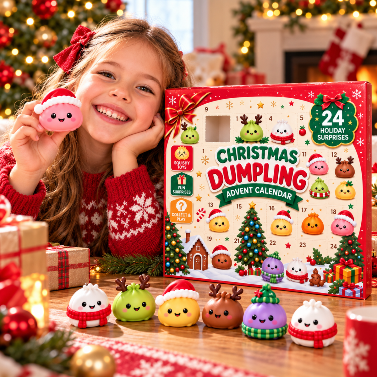 JuleDumplings™ | 24 dager. 24 myke overraskelser. Én ekstra koselig nedtelling til jul