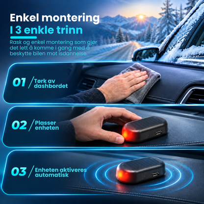 FrostRune | Kompakt elektronisk frostbeskyttelse for bilen