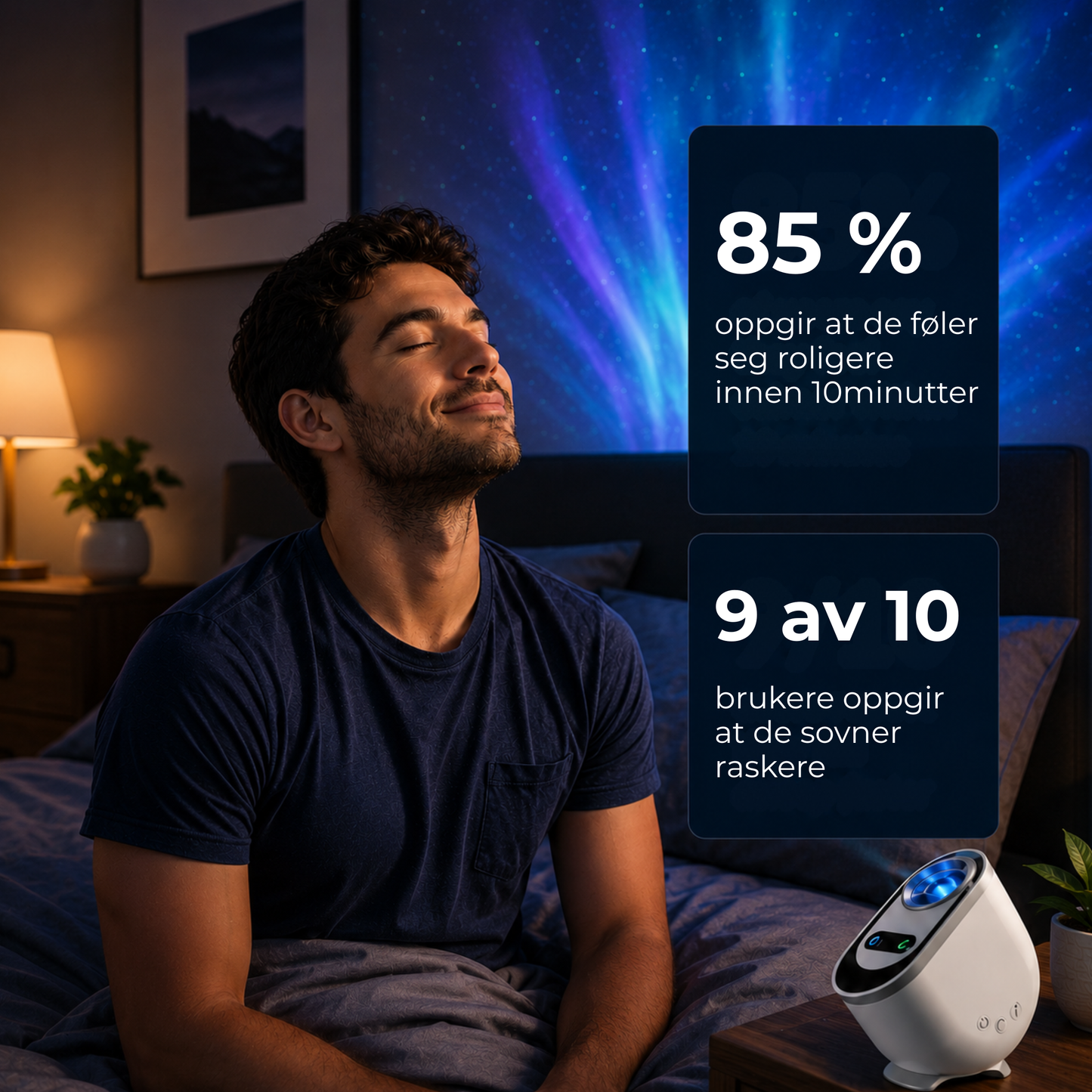 NightAurora™ | Mykt nordlys som gir roligere kvelder