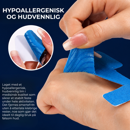 AlignTape™ | Ferdigklippet elastisk kinesiologitape for støtte ved hallux valgus