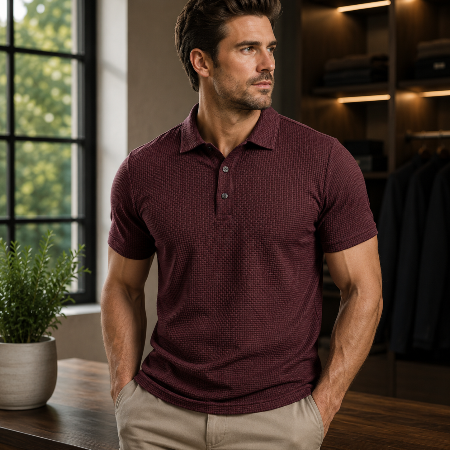 FlexPolo™ | Komfortabel polo for menn