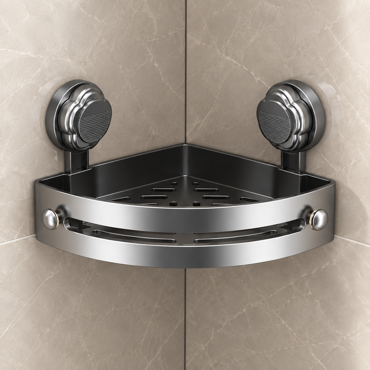 TwistLock Shelf™ | Få flaskene bort fra dusjgulvet – uten boring
