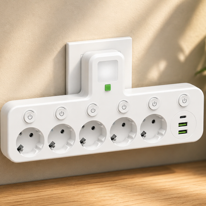 PowerHub™ | Flere stikkontakter og USB-lading på ett sted